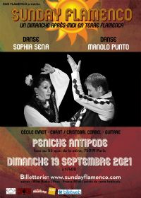 spectacle Sunday Flamenco. Le dimanche 19 septembre 2021 à Paris19. Paris.  17H00